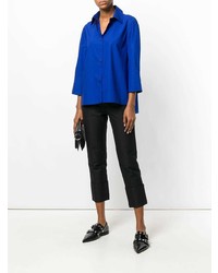 Женская синяя классическая рубашка от Marni