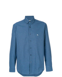Мужская синяя классическая рубашка от Etro