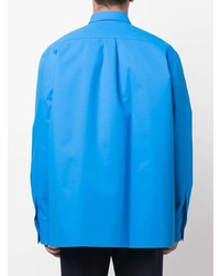 Мужская синяя классическая рубашка от Botter