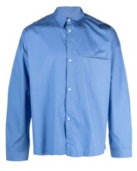 Мужская синяя классическая рубашка от SAGE NATION