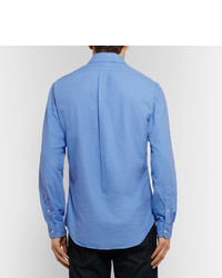 Мужская синяя классическая рубашка от Polo Ralph Lauren