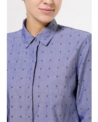 Женская синяя классическая рубашка от Tommy Hilfiger