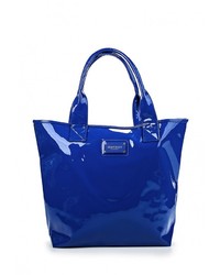Синяя кожаная большая сумка от Seafolly
