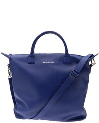 Синяя кожаная большая сумка от WANT Les Essentiels
