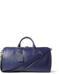 Мужская синяя кожаная дорожная сумка от Loewe