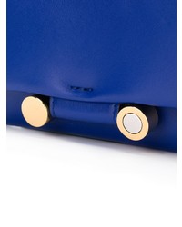 Синяя кожаная поясная сумка от Marni