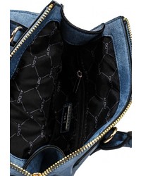 Синяя кожаная сумка через плечо от Aldo