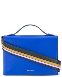 Синяя кожаная сумка через плечо от Emilio Pucci