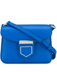 Синяя кожаная сумка через плечо от Givenchy