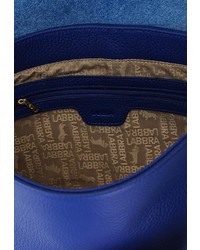 Синяя кожаная сумка через плечо от Labbra