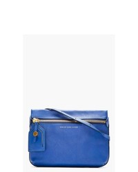 Синяя кожаная сумка через плечо от Marc by Marc Jacobs