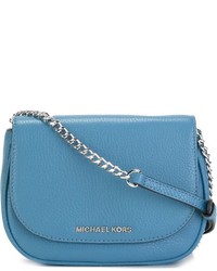 Синяя кожаная сумка через плечо от MICHAEL Michael Kors