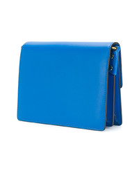 Синяя кожаная сумка через плечо от Etro