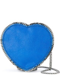 Синяя кожаная сумка через плечо от Stella McCartney