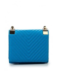 Синяя кожаная сумка через плечо от Tom &amp; Eva