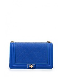 Синяя кожаная сумка через плечо от Tom &amp; Eva