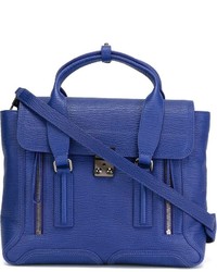 Женская синяя кожаная сумка от 3.1 Phillip Lim