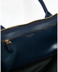 Женская синяя кожаная сумка от Ted Baker