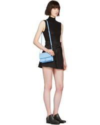 Женская синяя кожаная сумка от Pb 0110