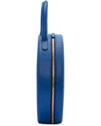 Женская синяя кожаная сумка от Mansur Gavriel