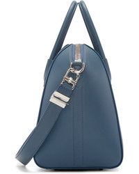 Женская синяя кожаная сумка от Givenchy