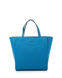 Женская синяя кожаная сумка от Coccinelle
