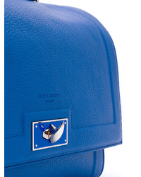 Женская синяя кожаная сумка от Givenchy