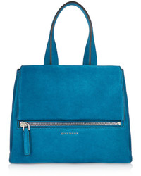 Синяя кожаная сумочка от Givenchy