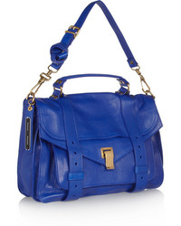 Синяя кожаная сумочка от Proenza Schouler