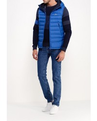 Мужская синяя куртка без рукавов от Lacoste