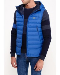 Мужская синяя куртка без рукавов от Lacoste