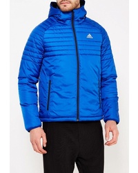 Мужская синяя куртка-пуховик от adidas