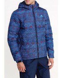 Мужская синяя куртка-пуховик от adidas Performance