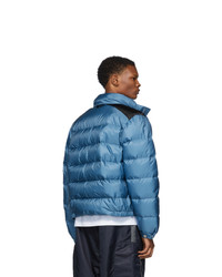 Мужская синяя куртка-пуховик от Prada
