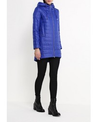 Женская синяя куртка-пуховик от Clasna