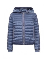 Женская синяя куртка-пуховик от Clasna