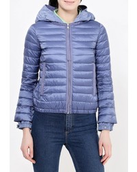 Женская синяя куртка-пуховик от Clasna