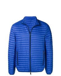 Мужская синяя куртка-пуховик от Emporio Armani