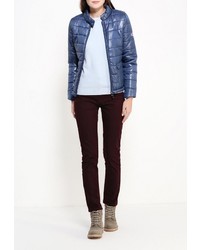 Женская синяя куртка-пуховик от Frank NY