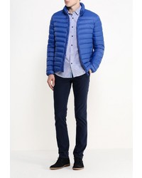 Мужская синяя куртка-пуховик от Geox