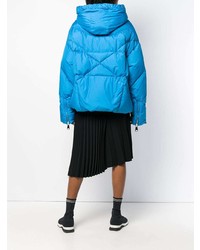 Женская синяя куртка-пуховик от Khrisjoy