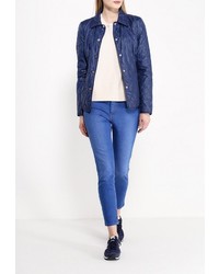 Женская синяя куртка-пуховик от Husky