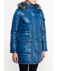 Женская синяя куртка-пуховик от Modis