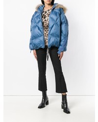 Женская синяя куртка-пуховик от As65