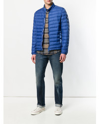 Мужская синяя куртка-пуховик от Peuterey