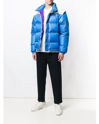 Мужская синяя куртка-пуховик от Lc23