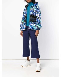 Женская синяя куртка-пуховик от Emilio Pucci