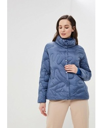 Женская синяя куртка-пуховик от Tom Farr