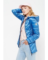Женская синяя куртка-пуховик от Wega