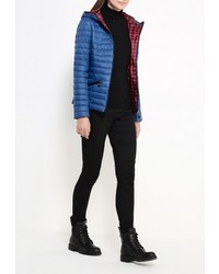 Женская синяя куртка-пуховик от Z-Design